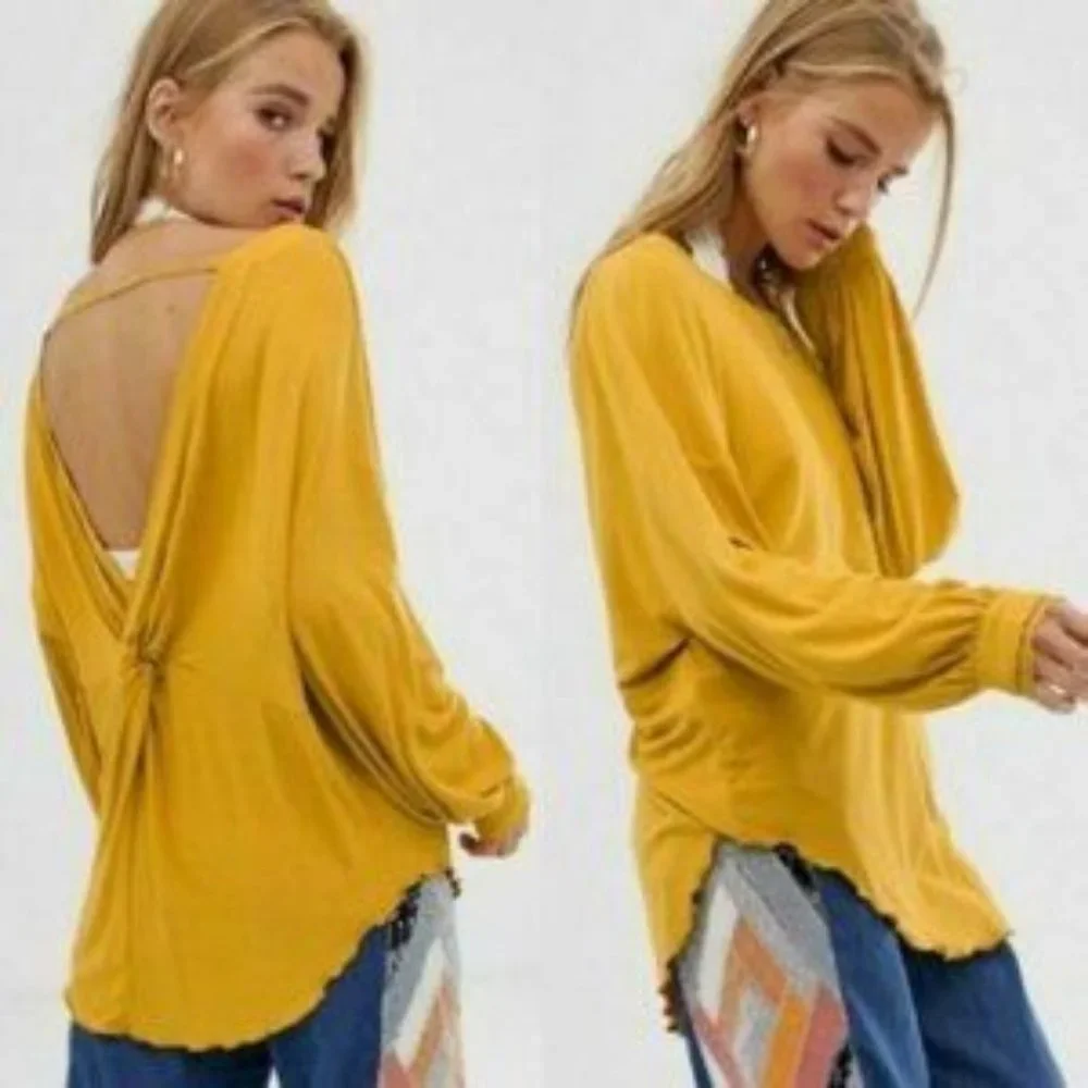 NWT Free People Shimmy Shake Top Untamed Gold